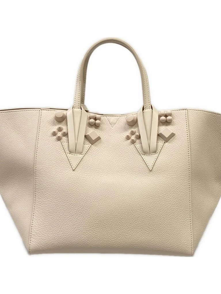 Christian Louboutin Kabasic Light Pink Leather Tote Bag